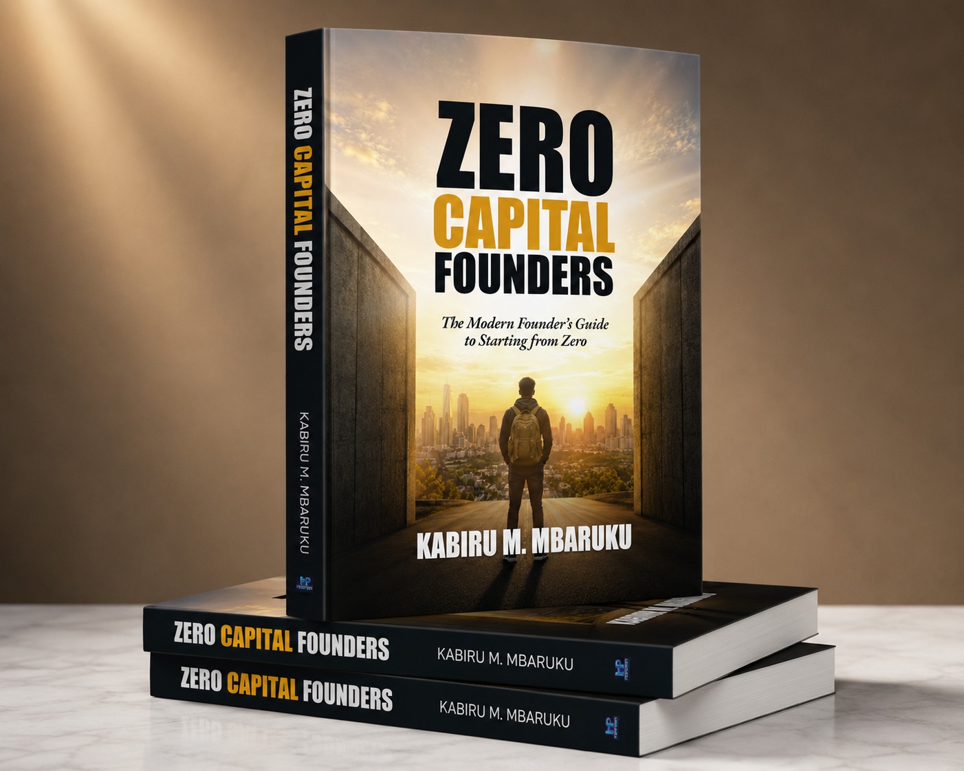 Zero Capital Founders printed book mockup